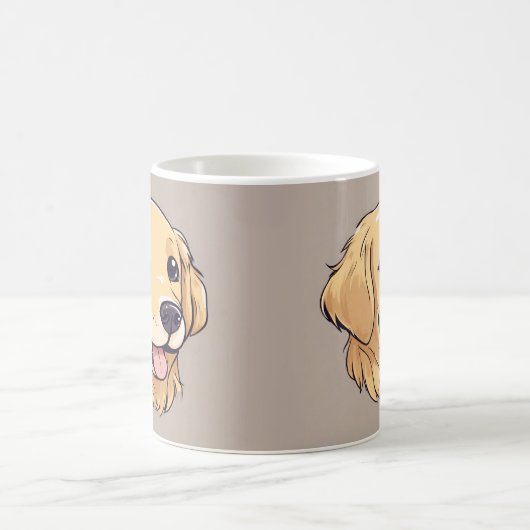 Niedlich Golden Retriever Kaffeetasse (Mittel)