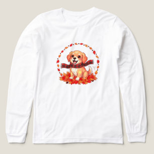 Niedlich Golden Retriever NUR WEISS Tri-Blend Shirt