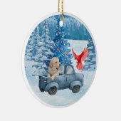 Niedlich Golden Retriever Pup Xmas Ornament (Rechts)