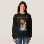 Niedlich Golden Retriever Sweatshirt (Vorne ganz)