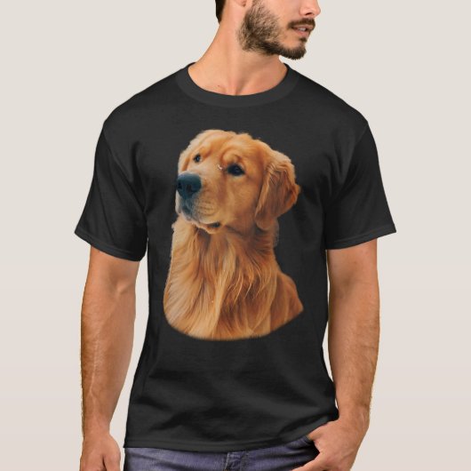 Niedlich Golden Retriever T-Shirt (Vorderseite)