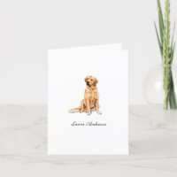 Niedlich Golden Retriever Wasserfarbe geflochten