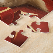 Niedlich Golden Retriever Weihnachtsbaum Puzzle (Seite)