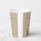 Niedlich Golden Retriever Welpe 100. Geburtstag Pappbecher (Links)