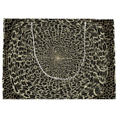 NIEDLICH GOLDEN UND SCHWARZ GROßE GESCHENKTÜTE (Rückseite)