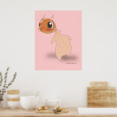 Niedlich Goldfish Funny Anime Cartoon Character Po Poster (Küche)