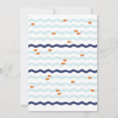 Niedlich Goldfish Geburtstagseinladung Einladung (Rückseite)