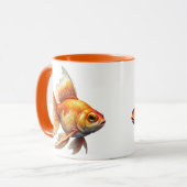 Niedlich Goldfish Tasse (Vorderseite Links)