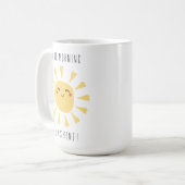 Niedlich Good Morning Sunshine Kawaii Kaffeetasse (Vorderseite Links)