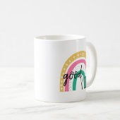 Niedlich Good Vibes Rainbow Kaffeetasse (VorderseiteRechts)
