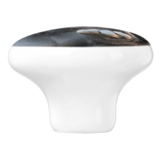 NIEDLICH GORILLA KERAMIKKNAUF (Seitenansicht)