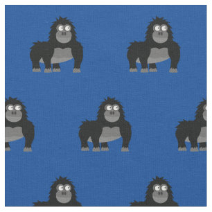 Niedlich Gorilla Kid Baby Kinderzimmer Blue Ape Stoff