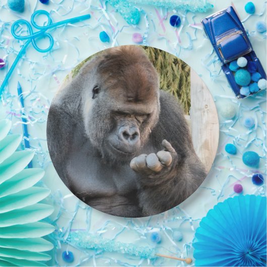 NIEDLICH GORILLA PAPPTELLER (Party)