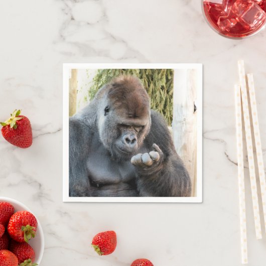 NIEDLICH GORILLA SERVIETTE (Beispiel)