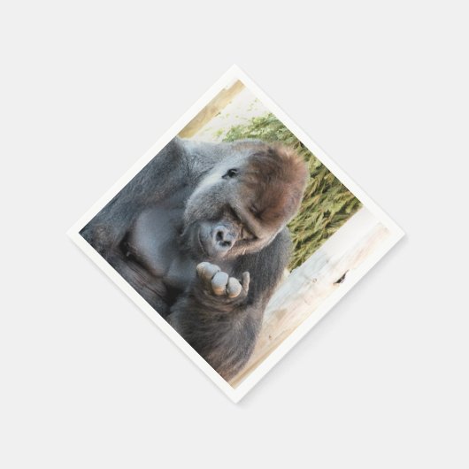 NIEDLICH GORILLA SERVIETTE (Ecke)