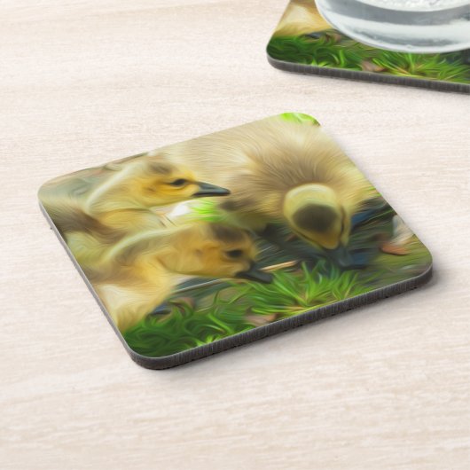 Niedlich Gosling Getränkeuntersetzer (Linke Seite)