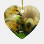 Niedlich Gosling Keramik Ornament (Vorne)
