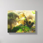 Niedlich Gosling Leinwanddruck (Vorderseite)