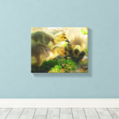 Niedlich Gosling Leinwanddruck (Insitu (Holzboden))