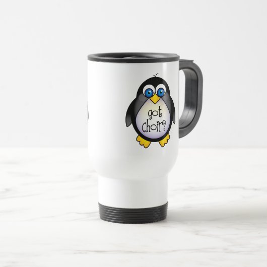 Niedlich got Chorpenguin-Geschenk Reisebecher (VorderseiteRechts)
