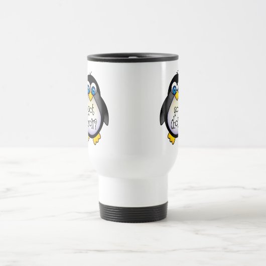Niedlich got Chorpenguin-Geschenk Reisebecher (Mittel)