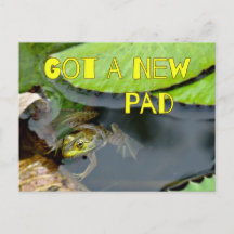 Niedlich Got ein neuer Pad Frog Änderung der Adres
