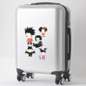Niedlich Goth Children Boys Clip Art Aufkleber (Koffer)