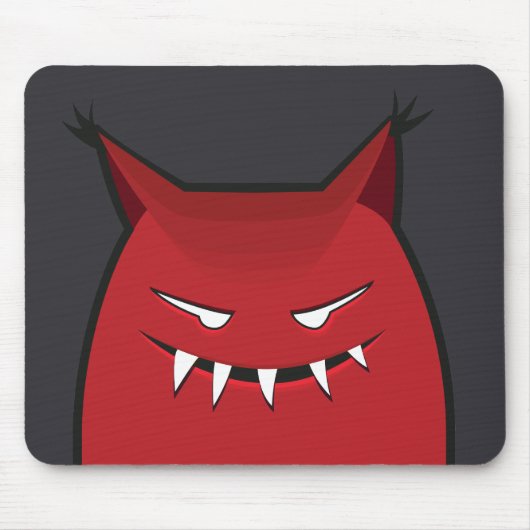 Niedlich Goth Evil Monster Mousepad (Vorne)