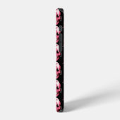 Niedlich Goth Funny Pink Skull Pattern iPhone Hülle (Linke Seite)