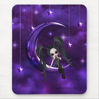 Niedlich Goth Girl auf dem Hangmond Mousepad