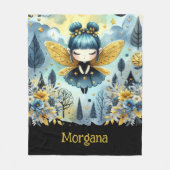 Niedlich Goth Girl Custom Deco Gothic Girls Fleecedecke (Vorderseite)