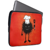 Niedlich Goth Koch Funny Cooking Character Laptopschutzhülle (Vorne Rechts)