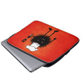 Niedlich Goth Koch Funny Cooking Character Laptopschutzhülle (Vorne Knopf)