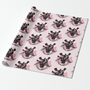 Niedlich Goth Pink Eye Creepy Horror Wicca Geschenkpapier
