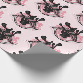 Niedlich Goth Pink Eye Creepy Horror Wicca Geschenkpapier (Ecke)