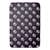 Niedlich Goth Pink Skulls Badematte (Vorderseite Vertikal)