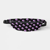 Niedlich Goth Pink Skulls Bauchtasche (Vorderseite)