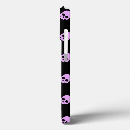 Niedlich Goth Pink Skulls Case-Mate iPhone Hülle (Rückseite / Links)