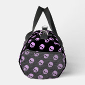 Niedlich Goth Pink Skulls Duffle Bag (Rechts)