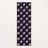 Niedlich Goth Pink Skulls Yogamatte (Vorderseite)