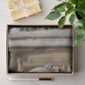 Niedlich Gothic Paris Gargoyle Decoupage Seidenpapier (Geschenk)