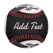 Niedlich gotische Emo Kids Kiss Valentinstag Baseball (Rückseite)