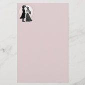 Niedlich gotische Emo Kids Kiss Valentinstag Briefpapier (Vorderseite)