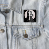 Niedlich gotische Emo Kids Kiss Valentinstag Button (Beispiel)