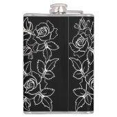 Niedlich gotische Emo Kids Kiss Valentinstag Flachmann (Rückseite)