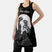 Niedlich gotische Emo Kids Kiss Valentinstag Schürze (InSitu)