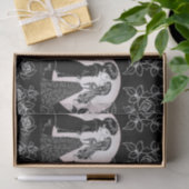 Niedlich gotische Emo Kids Kiss Valentinstag Seidenpapier (Geschenk)