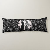 Niedlich gotische Emo Kids Kiss Valentinstag Seitenschläferkissen (Rückseite)