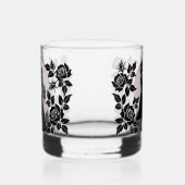 Niedlich gotische Emo Kids Kiss Valentinstag Whiskyglas (Links)