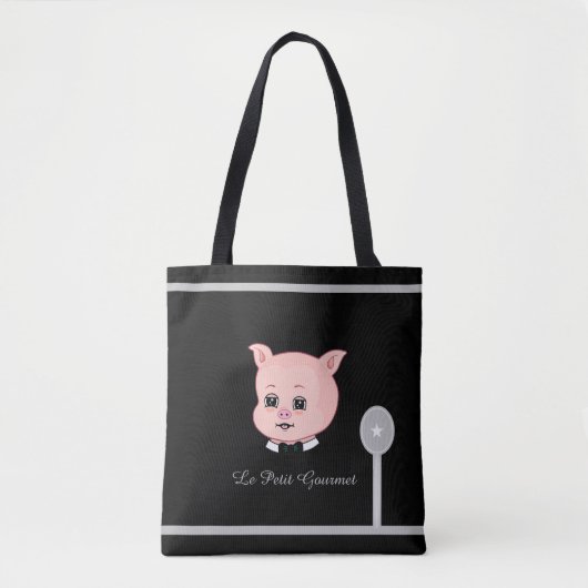 Niedlich Gourmet Little Pig Tasche (Vorderseite)